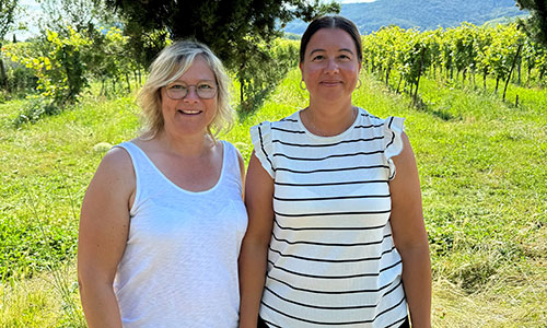Melanie Sprecher und Natalie Tesfayohannes